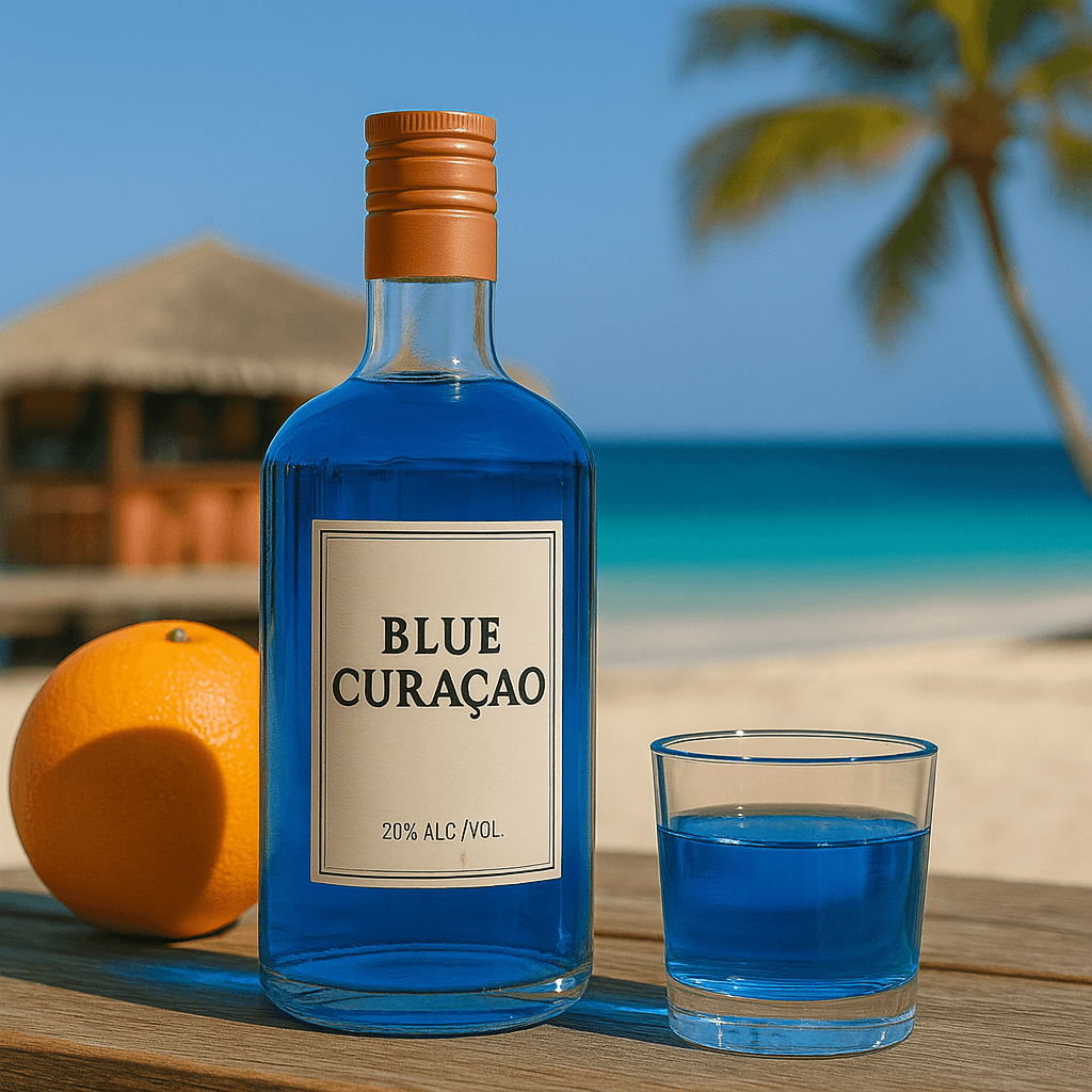 Curaรงao : Rounded, sweet and sugary aromas, often colored, made from rum or neutral alcohol, infused with bitter orange peels.