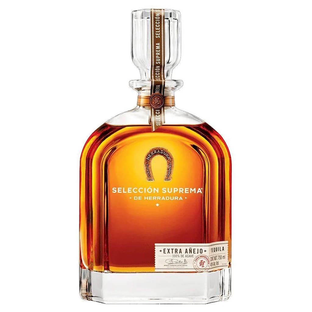 Herradura Selección Suprema — Reveling in rich amber and deep, decadent flavors, our first Extra-Anẽjo tequila is intense, complex, and profoundly elegant.