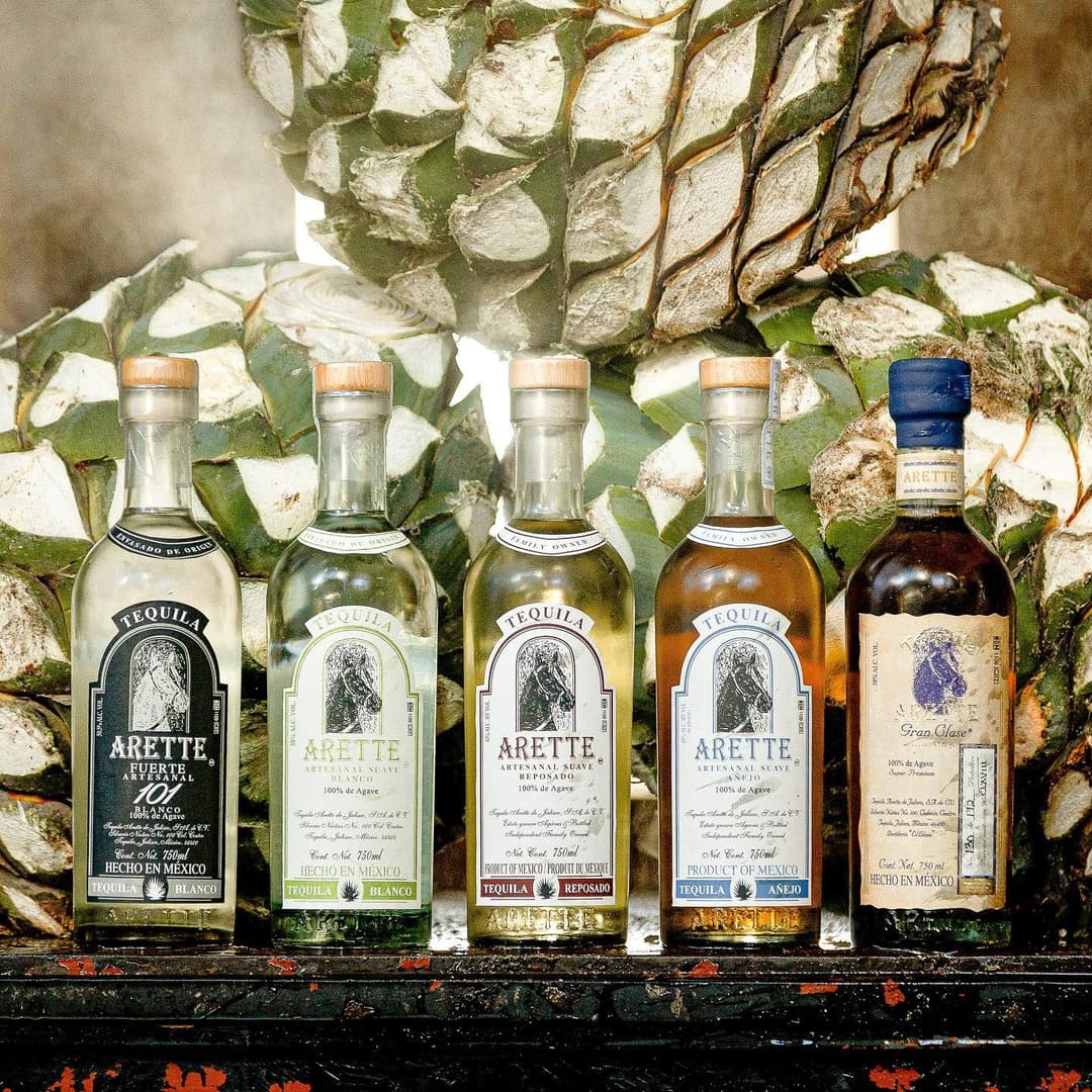 Arette : Tequila crafted with passion and strength, making it the 'Premium of Tequilas'.