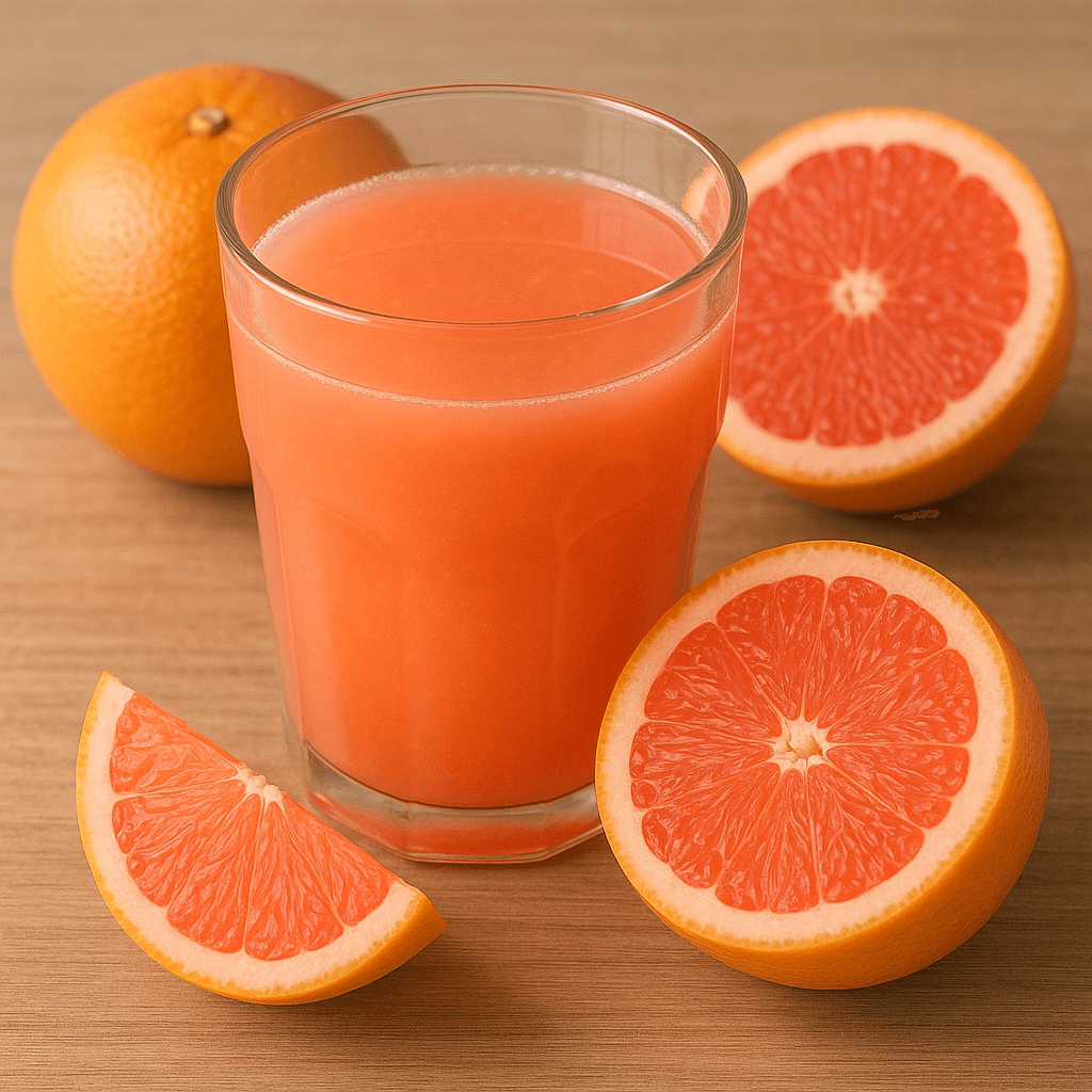Grapefruit juice : Fresh, tangy, and refreshing, perfect for adding a vibrant, fruity twist to your cocktails.
