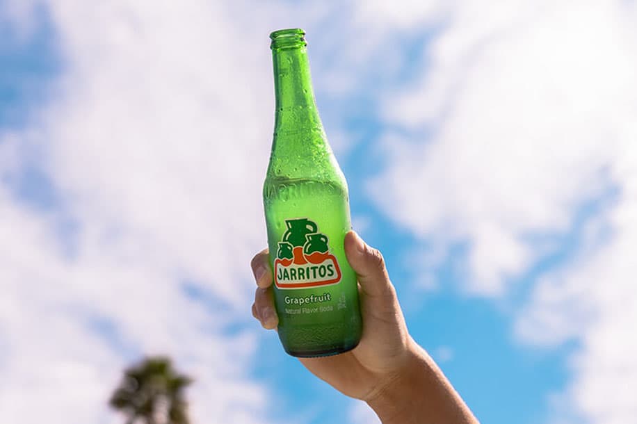 Jarritos : Jarritos, an iconic Mexican soda founded in 1950, offers naturally flavored cane sugar soft drinks — lightly carbonated and vibrant — making them a colorful, fruity addition to your cocktails.