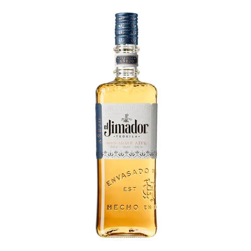 El Jimador Añejo Tequila — Rich amber hues tell the story of 12 months spent in deeply-charred American oak barrels. A full-bodied finish lasts and lasts, making this double-distilled classic the perfect sipper or mixer.